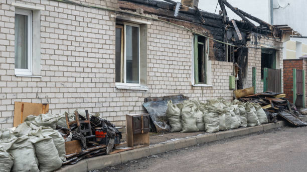 Professional Fire Damage Removal technician working in Tuscarora, MD